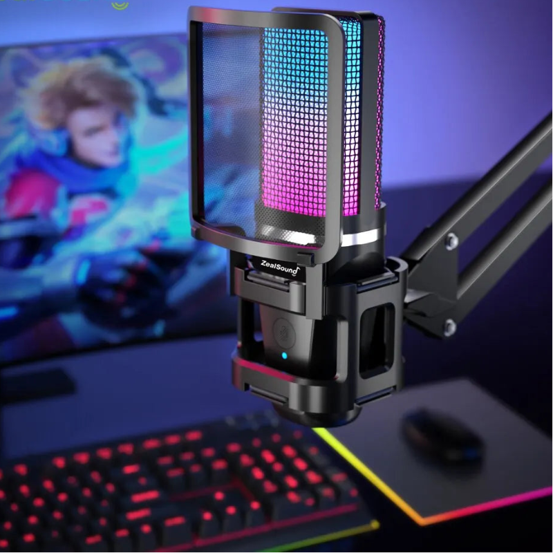ZealSound RGB Gaming Microphone