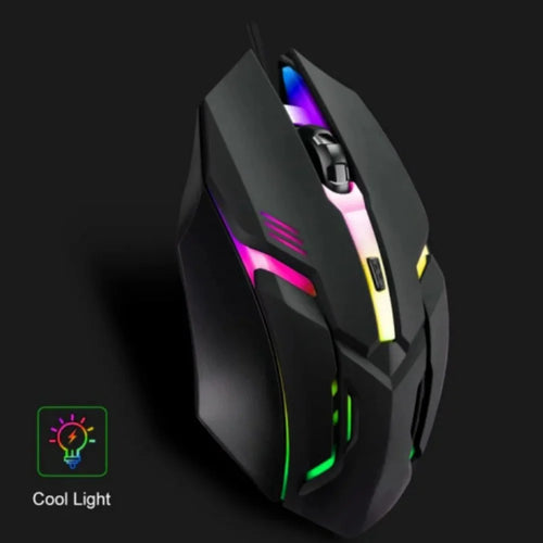 LED Luminous Backlit USB Wired Gaming Mouse Ergonomic Design Gaming Mouse USB Backlit Mouse For PC Desktop and Laptop Computers